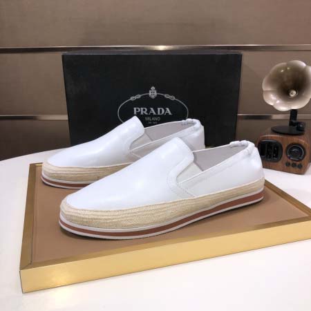 2025年4月10日入荷新品pradaおすすめ人気メンズ靴本革製ギフト/誕生日/TL工場