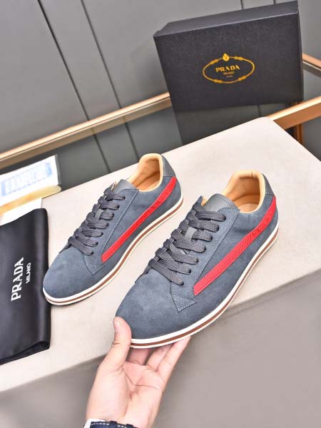 2025年4月10日入荷新品pradaおすすめ人気メンズ靴本革製ギフト/誕生日/TL工場