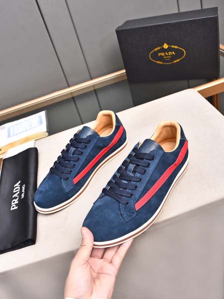 2025年4月10日入荷新品pradaおすすめ人気メンズ靴本革製ギフト/誕生日/TL工場