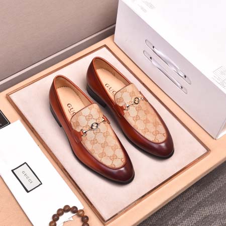 2025年4月10日入荷新品GUCCIおすすめ人気メンズ靴本革製ギフト/誕生日/TL工場