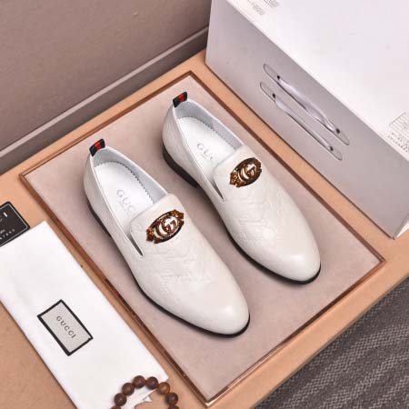 2025年4月10日入荷新品GUCCIおすすめ人気メンズ靴本革製ギフト/誕生日/TL工場