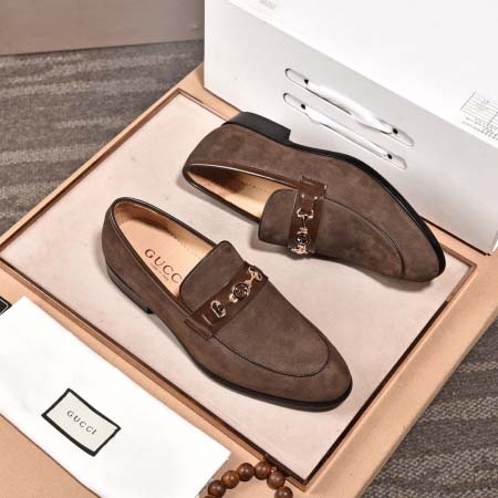 2025年4月10日入荷新品GUCCIおすすめ人気メンズ靴本革製ギフト/誕生日/TL工場