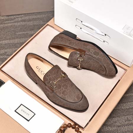 2025年4月10日入荷新品GUCCIおすすめ人気メンズ靴本革製ギフト/誕生日/TL工場