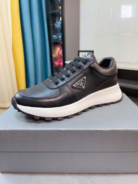 2025年4月10日入荷新品pradaおすすめ人気メンズ靴本革製ギフト/誕生日/TL工場