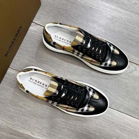 2025年4月10日入荷新品burberryカジュアルシューズ/スニーカー｜メンズ革靴本革製ギフト/誕生日/TL工場
