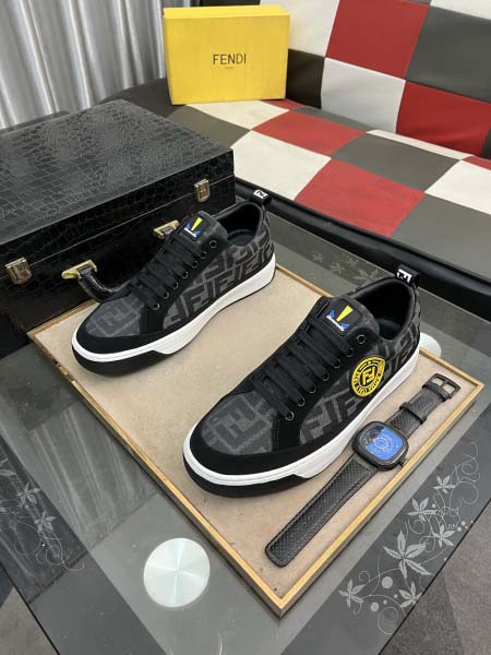 2025年4月10日入荷新品Fendiカジュアルシューズ/スニーカー｜メンズ革靴本革製ギフト/誕生日/TL工場