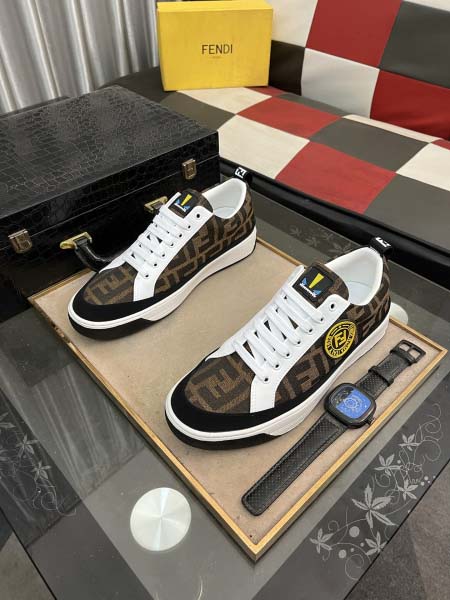 2025年4月10日入荷新品Fendiカジュアルシューズ/スニーカー｜メンズ革靴本革製ギフト/誕生日/TL工場