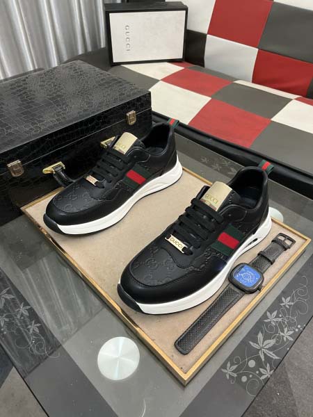 2025年4月10日入荷新品GUCCIカジュアルシューズ/スニーカー｜メンズ革靴本革製ギフト/誕生日/TL工場