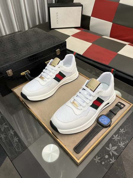 2025年4月10日入荷新品GUCCIカジュアルシューズ/スニーカー｜メンズ革靴本革製ギフト/誕生日/TL工場