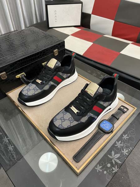 2025年4月10日入荷新品GUCCIカジュアルシューズ/スニーカー｜メンズ革靴本革製ギフト/誕生日/TL工場