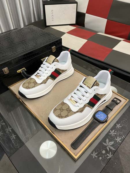 2025年4月10日入荷新品GUCCIカジュアルシューズ/スニーカー｜メンズ革靴本革製ギフト/誕生日/TL工場