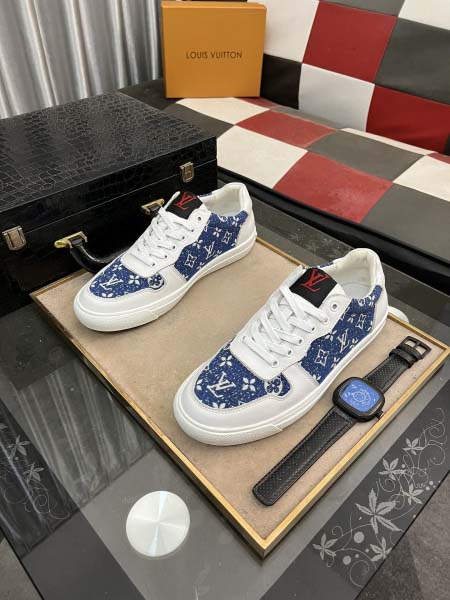 2025年4月10日入荷新品Louis Vuittonカジュアルシューズ/スニーカー｜メンズ革靴本革製ギフト/誕生日/TL工場