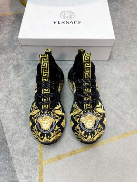 2025年4月10日入荷新品Versaceカジュアルシューズ/スニーカー｜メンズ革靴本革製ギフト/誕生日/TL工場