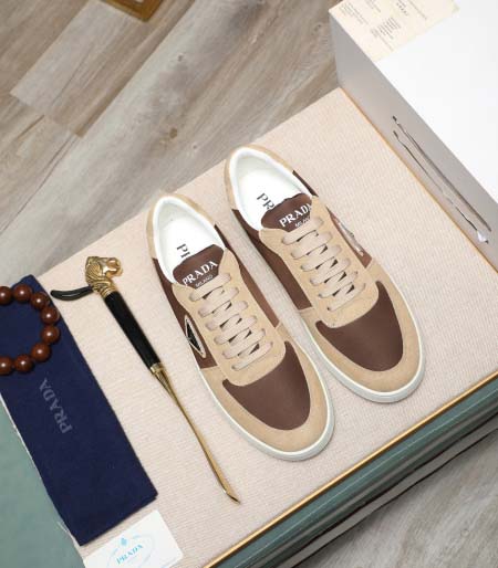 2025年4月10日入荷新品pradaカジュアルシューズ/スニーカー｜メンズ革靴本革製ギフト/誕生日/TL工場