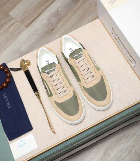 2025年4月10日入荷新品pradaカジュアルシューズ/スニーカー｜メンズ革靴本革製ギフト/誕生日/TL工場
