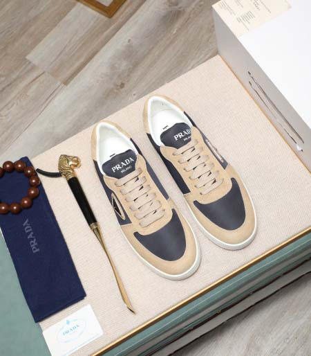 2025年4月10日入荷新品pradaカジュアルシューズ/スニーカー｜メンズ革靴本革製ギフト/誕生日/TL工場