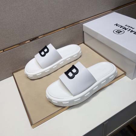 2025年4月10日入荷新品BALMAINカスリッパ｜メンズ革靴本革製ギフト/誕生日/TL工場