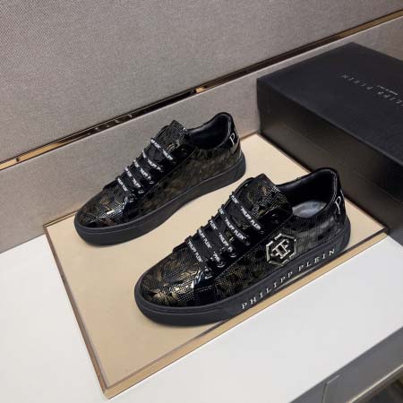 2025年4月10日入荷新品PhiliP Pleinカジュアルシューズ/スニーカー｜メンズ革靴本革製ギフト/誕生日/TL工場