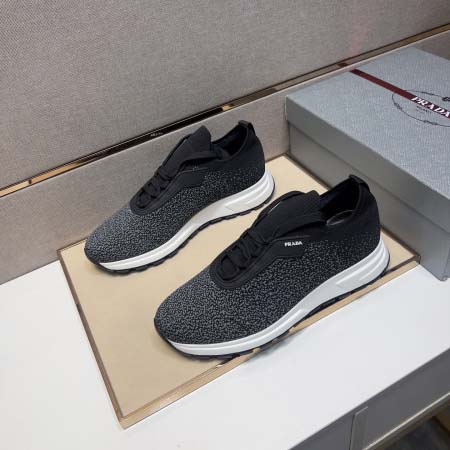 2025年4月10日入荷新品Pradaカジュアルシューズ/スニーカー｜メンズ革靴本革製ギフト/誕生日/TL工場