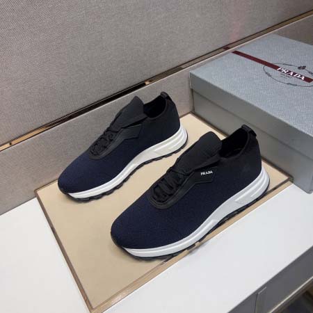 2025年4月10日入荷新品Pradaカジュアルシューズ/スニーカー｜メンズ革靴本革製ギフト/誕生日/TL工場