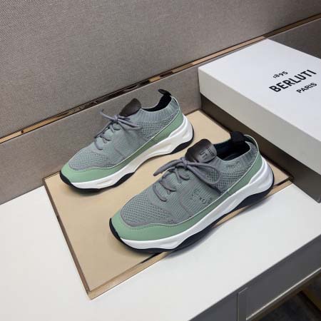 2025年4月10日入荷新品BERLUTIカジュアルシューズ/スニーカー｜メンズ革靴本革製ギフト/誕生日/TL工場