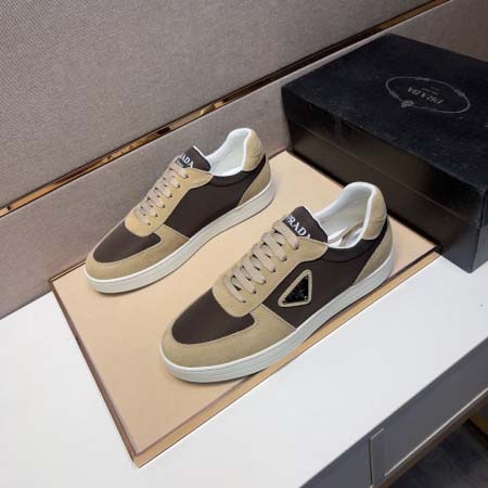 2025年4月10日入荷新品Pradaカジュアルシューズ/スニーカー｜メンズ革靴本革製ギフト/誕生日/TL工場