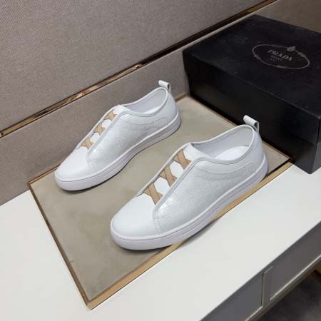 2025年4月10日入荷新品Pradaカジュアルシューズ/スニーカー｜メンズ革靴本革製ギフト/誕生日/TL工場