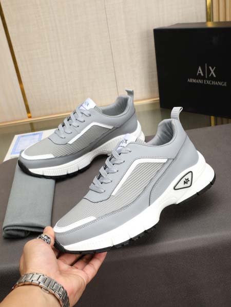 2025年4月10日入荷新品ARMANIカジュアルシューズ/スニーカー｜メンズ革靴本革製ギフト/誕生日/TL工場