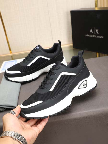 2025年4月10日入荷新品ARMANIカジュアルシューズ/スニーカー｜メンズ革靴本革製ギフト/誕生日/TL工場