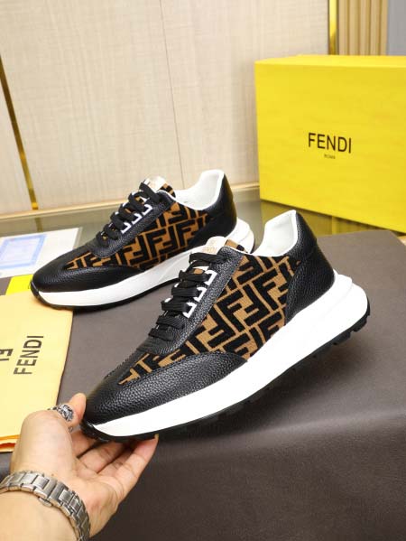 2025年4月10日入荷新品Fendiカジュアルシューズ/スニーカー｜メンズ革靴本革製ギフト/誕生日/TL工場
