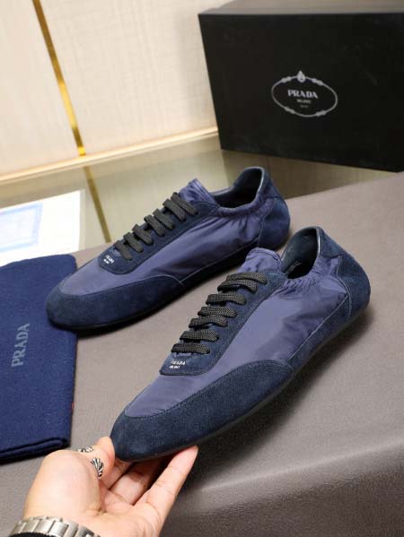 2025年4月10日入荷新品Pradaカジュアルシューズ/スニーカー｜メンズ革靴本革製ギフト/誕生日/TL工場