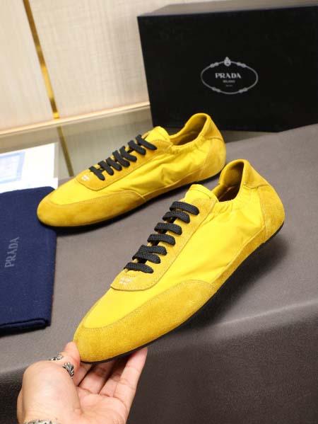 2025年4月10日入荷新品Pradaカジュアルシューズ/スニーカー｜メンズ革靴本革製ギフト/誕生日/TL工場