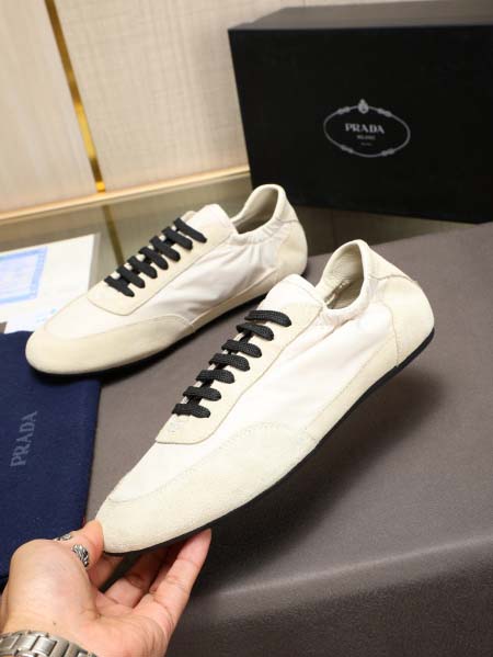2025年4月10日入荷新品Pradaカジュアルシューズ/スニーカー｜メンズ革靴本革製ギフト/誕生日/TL工場
