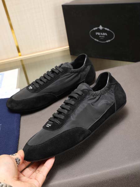 2025年4月10日入荷新品Pradaカジュアルシューズ/スニーカー｜メンズ革靴本革製ギフト/誕生日/TL工場