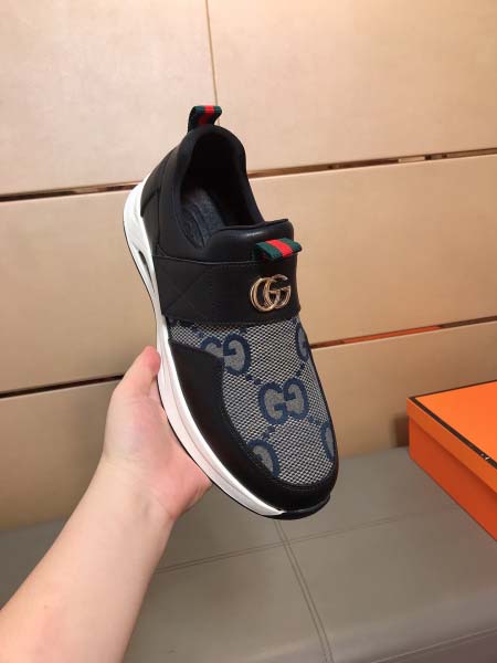 2025年4月10日入荷新品Gucciカジュアルシューズ/スニーカー｜メンズ革靴本革製ギフト/誕生日/TL工場