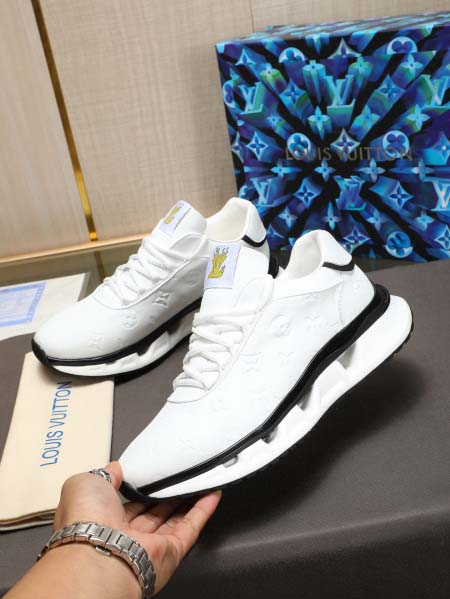 2025年4月10日入荷新品Louis Vuittonカジュアルシューズ/スニーカー｜メンズ革靴本革製ギフト/誕生日/TL工場