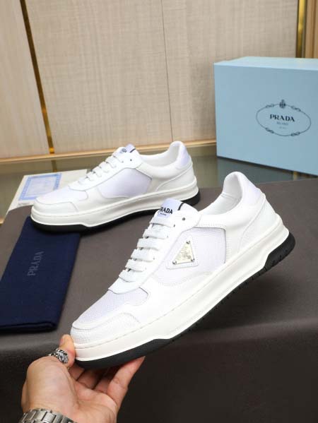 2025年4月10日入荷新品Pradaカジュアルシューズ/スニーカー｜メンズ革靴本革製ギフト/誕生日/TL工場