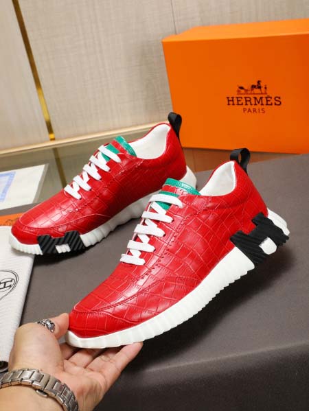 2025年4月10日入荷新品HERMESカジュアルシューズ/スニーカー｜メンズ革靴本革製ギフト/誕生日/TL工場