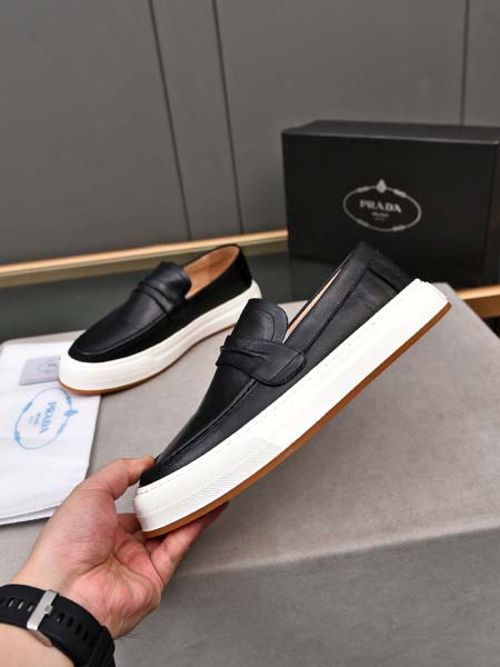 2025年4月11日入荷新品Pradaカジュアルシューズ/スニーカー｜メンズ革靴本革製ギフト/誕生日/TL工場