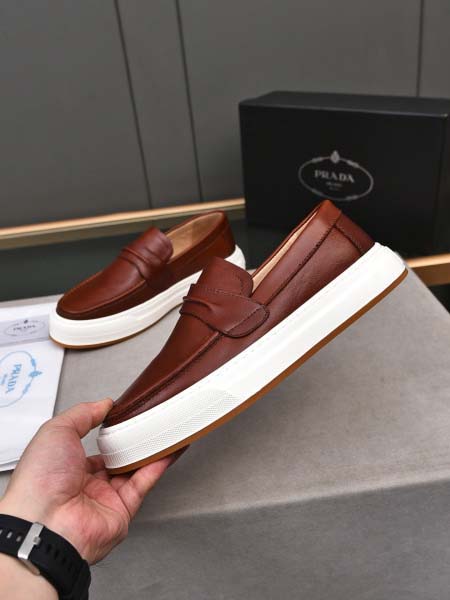 2025年4月11日入荷新品Pradaカジュアルシューズ/スニーカー｜メンズ革靴本革製ギフト/誕生日/TL工場