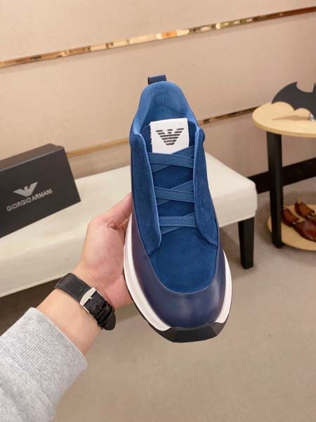 2025年4月11日入荷新品ARMANIカジュアルシューズ/スニーカー｜メンズ革靴本革製ギフト/誕生日/TL工場