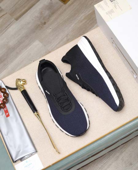 2025年4月11日入荷新品Pradaカジュアルシューズ/スニーカー｜メンズ革靴本革製ギフト/誕生日/TL工場