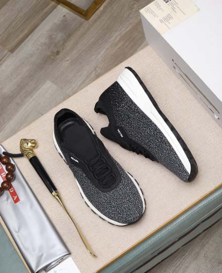 2025年4月11日入荷新品Pradaカジュアルシューズ/スニーカー｜メンズ革靴本革製ギフト/誕生日/TL工場