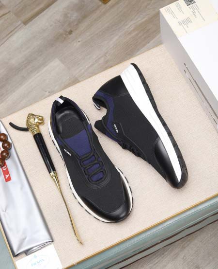 2025年4月11日入荷新品Pradaカジュアルシューズ/スニーカー｜メンズ革靴本革製ギフト/誕生日/TL工場