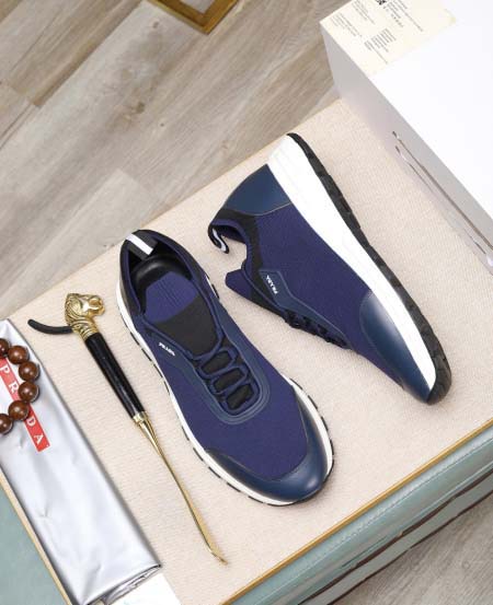 2025年4月11日入荷新品Pradaカジュアルシューズ/スニーカー｜メンズ革靴本革製ギフト/誕生日/TL工場