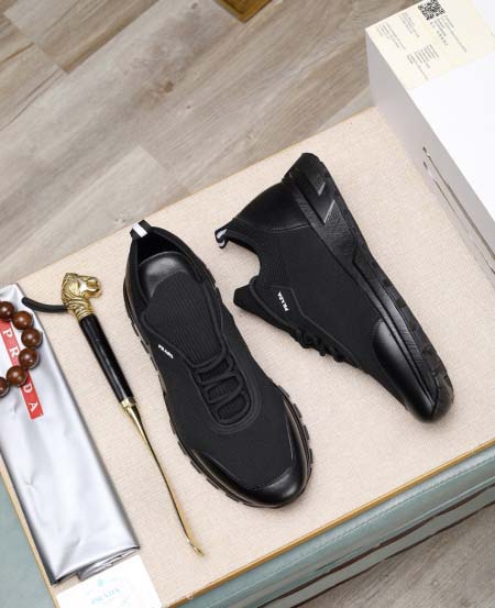 2025年4月11日入荷新品Pradaカジュアルシューズ/スニーカー｜メンズ革靴本革製ギフト/誕生日/TL工場
