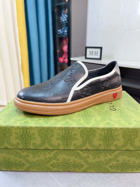 2025年4月11日入荷新品GUCCIカジュアルシューズ/スニーカー｜メンズ革靴本革製ギフト/誕生日/TL工場