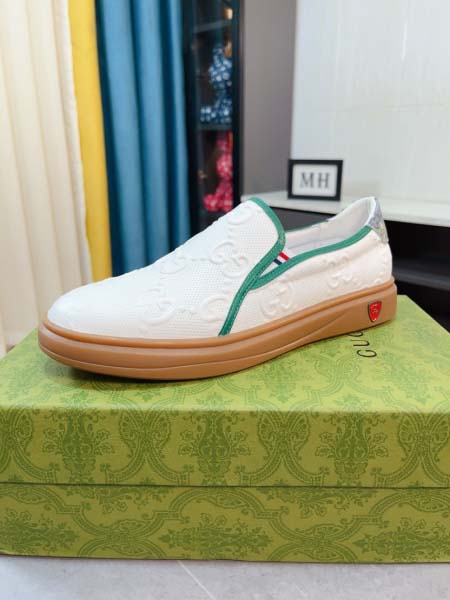 2025年4月11日入荷新品GUCCIカジュアルシューズ/スニーカー｜メンズ革靴本革製ギフト/誕生日/TL工場