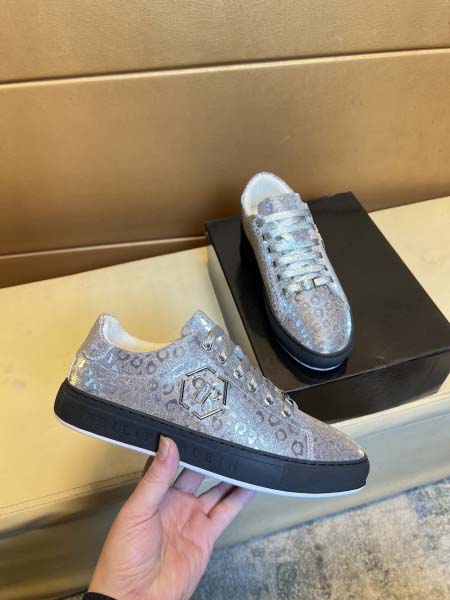 2025年4月11日入荷新品PhiliP Pleinカジュアルシューズ/スニーカー｜メンズ革靴本革製ギフト/誕生日/TL工場