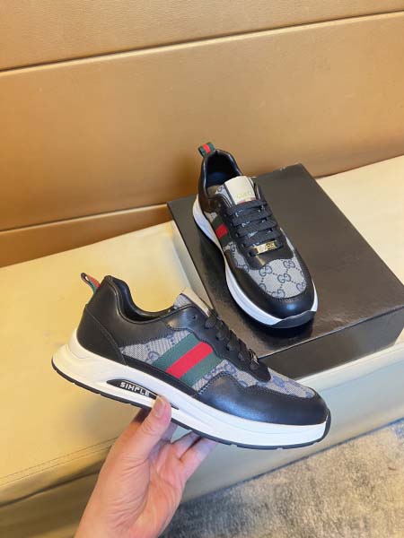 2025年4月11日入荷新品Gucciカジュアルシューズ/スニーカー｜メンズ革靴本革製ギフト/誕生日/TL工場